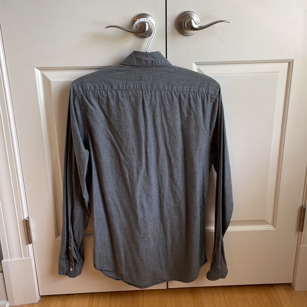 Express Button Down Gray Size S - image 2